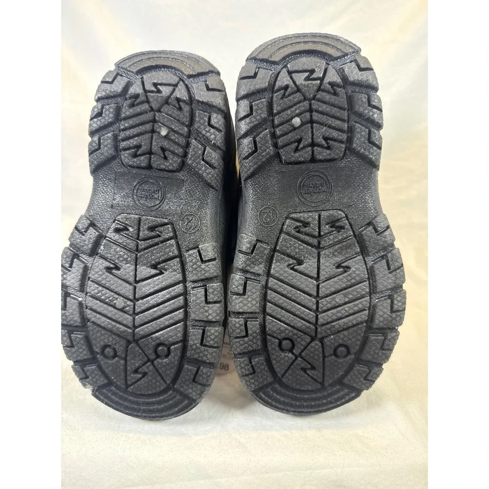 Wonder Nation Kids Black Pink Winter Snow Boots -5F Rated Size 12 NEW